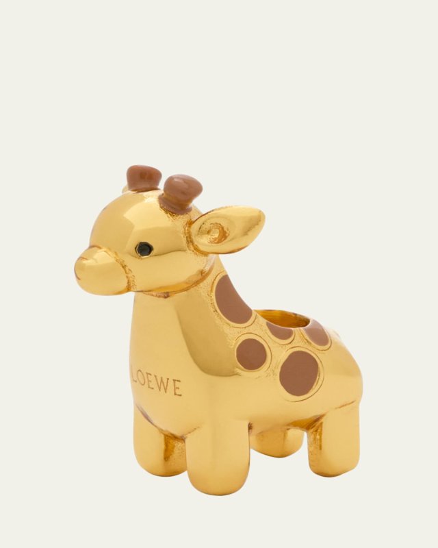 Giraffe Dice in Brass
